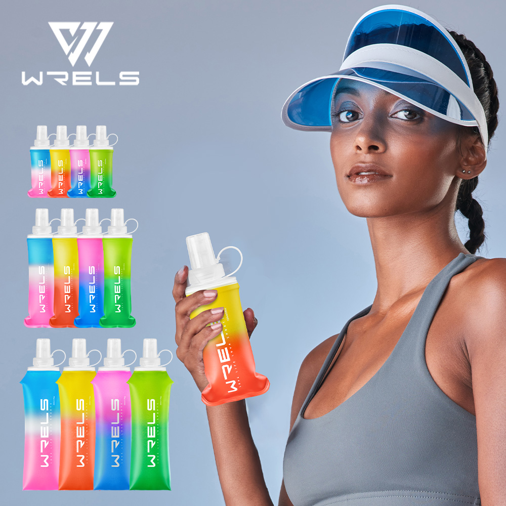 Running Gear Water - Sport-Wasserflasche, TPU, zusammenklappbar, weiche Flasche, Getränk,