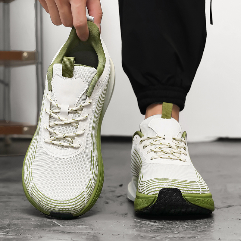 Running Gear Shoes - Herren-Laufschuh mit Breiter Zehenbox, Komfortable Männer-Sneaker,