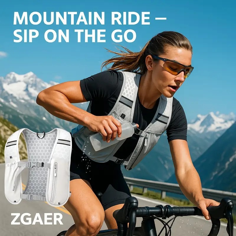 Running Gear Water - Neue Ultraleichte Lauf-Hydrationsweste Rucksack Marathon-Renn-Sportweste Passend
