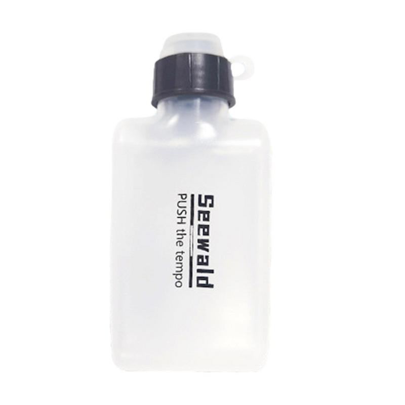 Running Gear Water - Leichte Wasserflasche, transparente Fahrrad-Flachwasserflaschen für Frauen,
