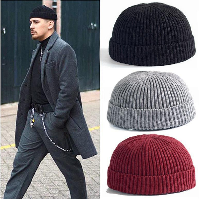 Running Gear Hat - Winter-Strickmütze, warm, für Outdoor-Sport, Kälteschutz, Laufmütze,