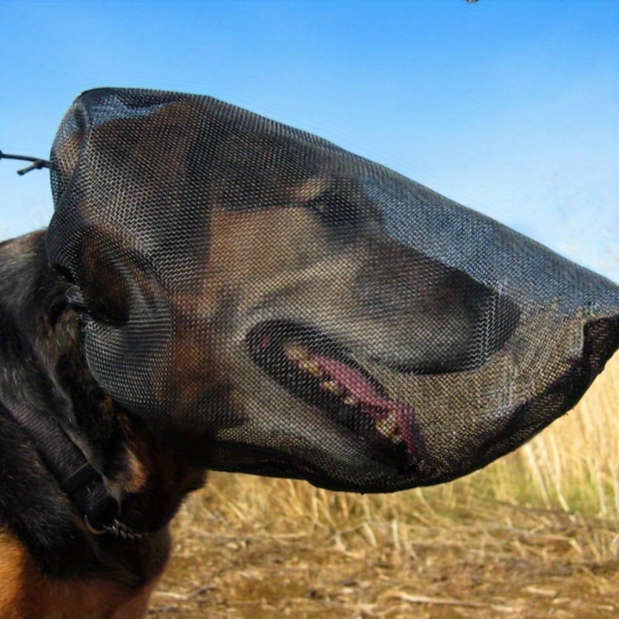 Running Gear Trail - Hunde-Gesichtsschutz Leichter Netz-Maulkorb für Trail Running,