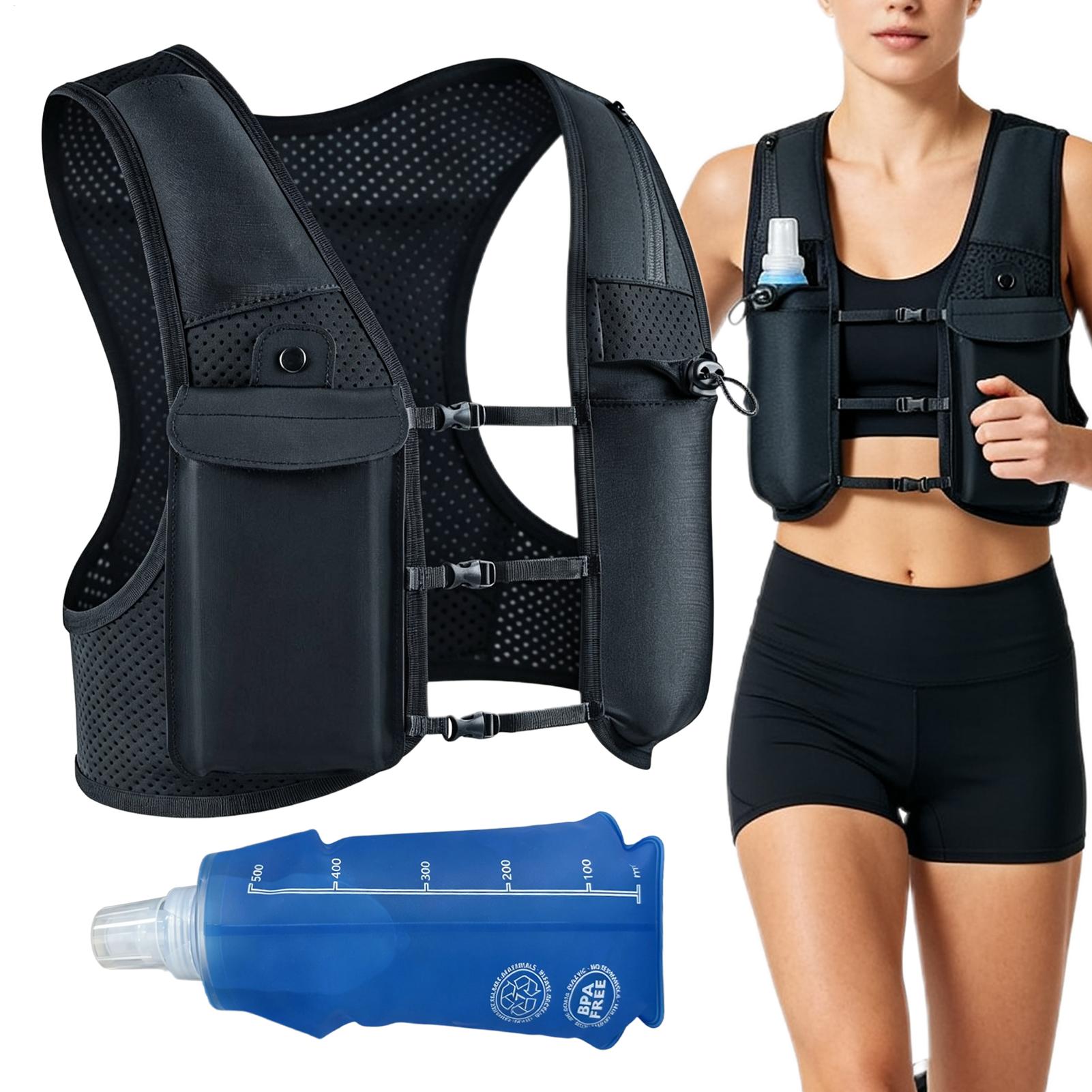 Running Gear Water - Laufweste, reflektierender Trinkrucksack mit 500 ml