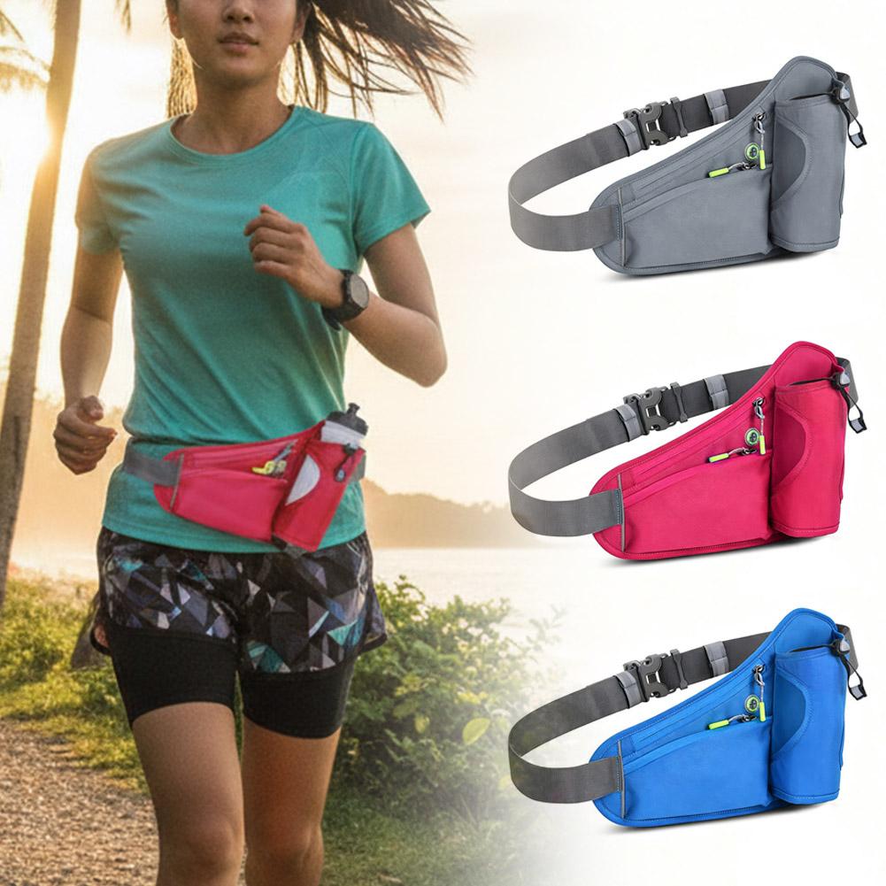 Running Gear Water - Wasserdichte Oxford-Laufgürteltasche mit Wasserflaschenhalter, Verstellbare Sporttasche,