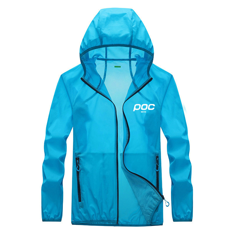 Reflective Running Jacket - MOTO POC Schnell Trocknend Sonnenschutz Kleidung