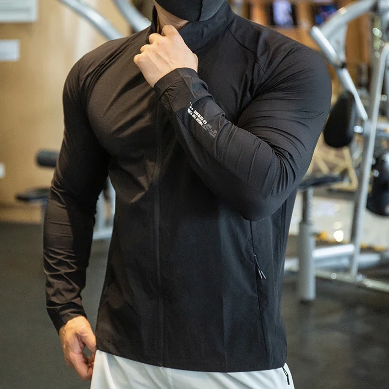 Reflective Running Jacket - Männer Eis Seide Quick Dry Wandern