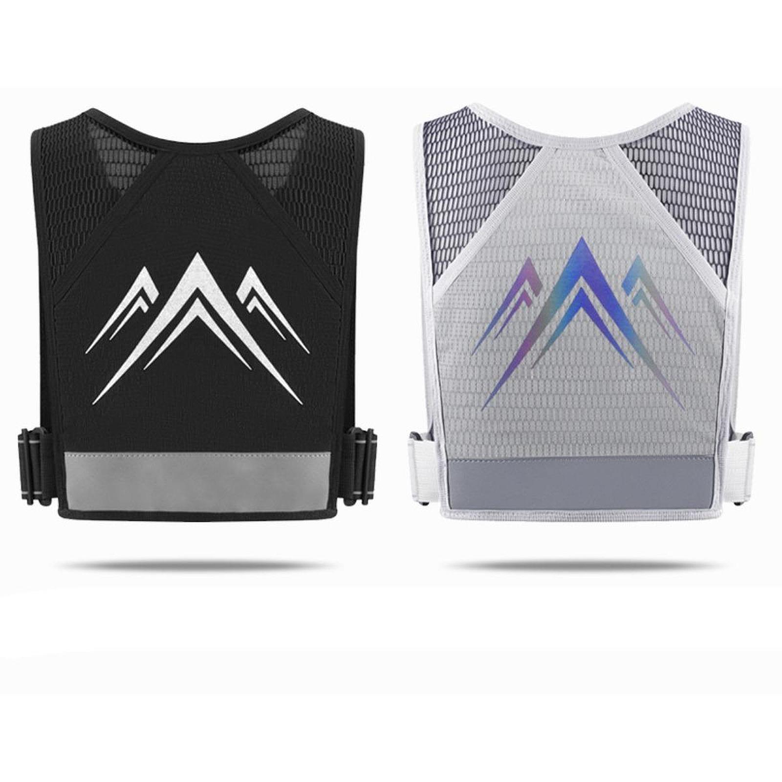 Running Gear Water - Hydrationsweste mit Taschen, Tagesrucksack mit Reißverschluss,