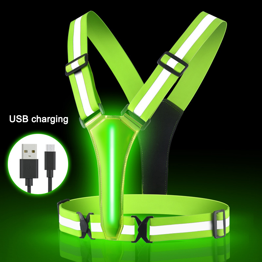 LED-Lauf weste USB wiederauf l – Reflective Running Jacket Bewertung und Preis
