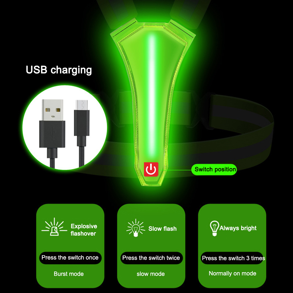 LED-Lauf weste USB wiederauf l – Reflective Running Jacket Bewertung und Preis
