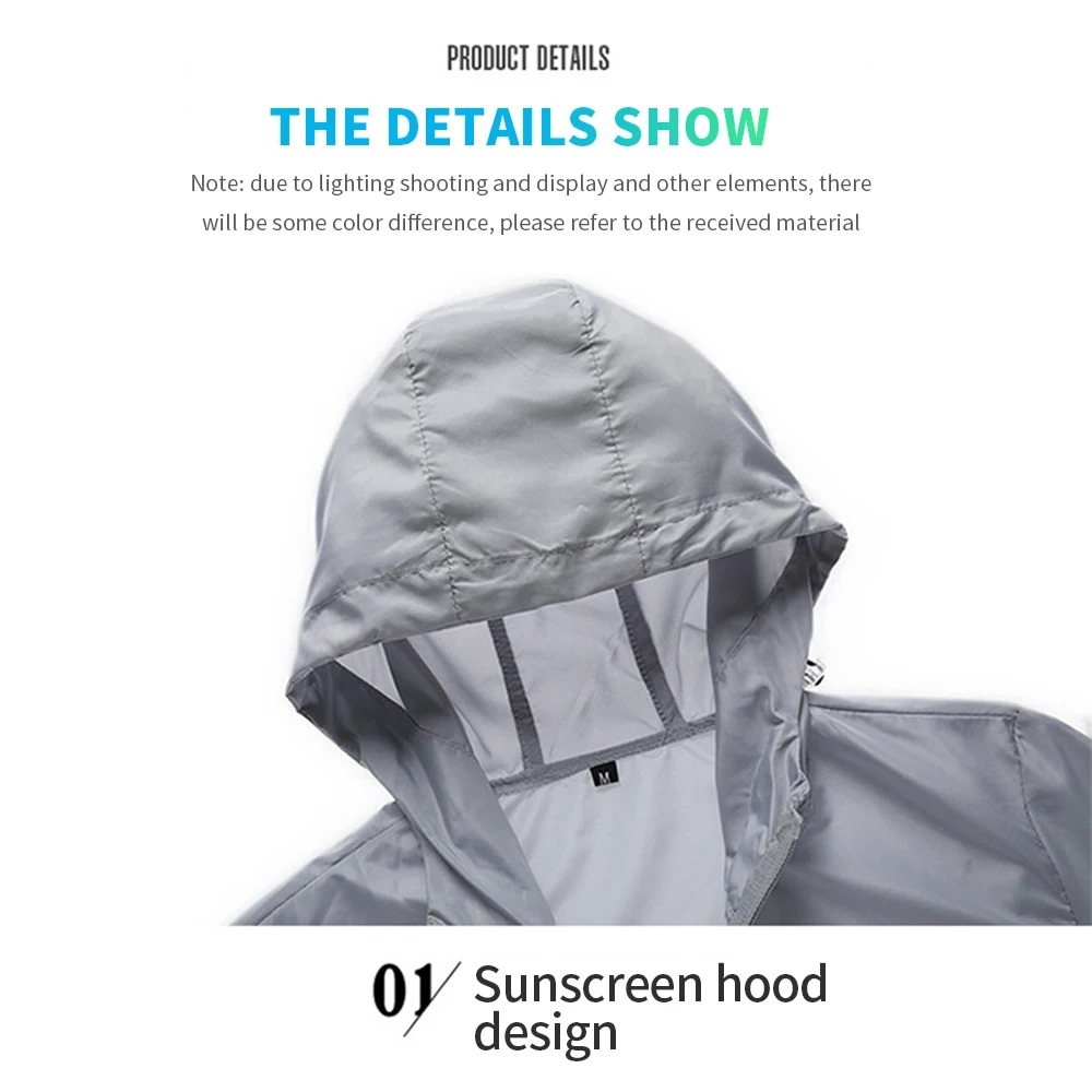 Herren Kapuzen-Sonnenschutzjac – Reflective Running Jacket Bewertung und Preis