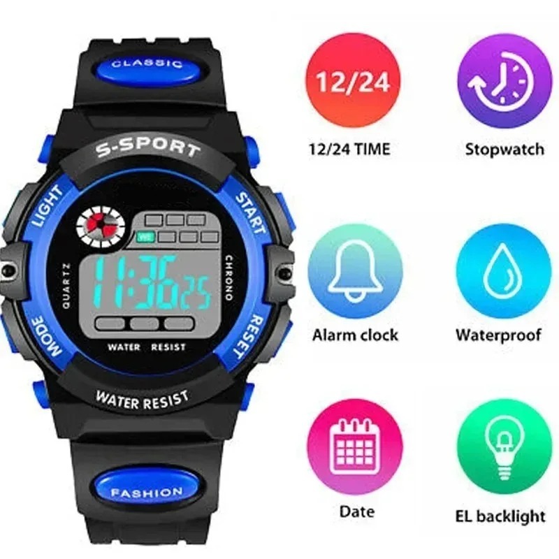 Elektronische Kinderuhr für Ju – Running Gear Water Bewertung und Preis