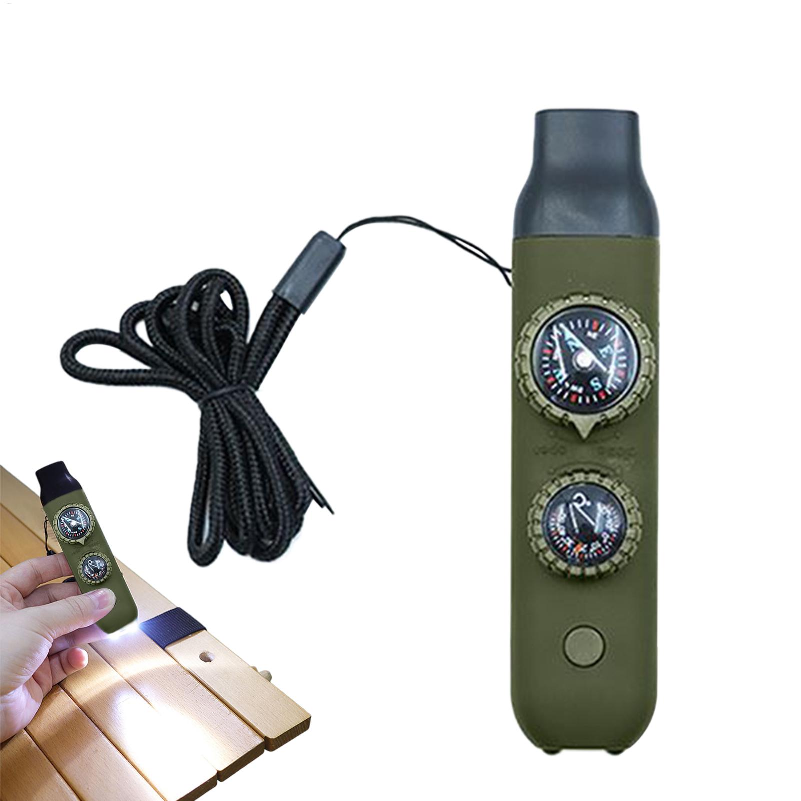 7-in-1-Überlebenspfeife mit LE – Running Gear Boat Bewertung und Preis