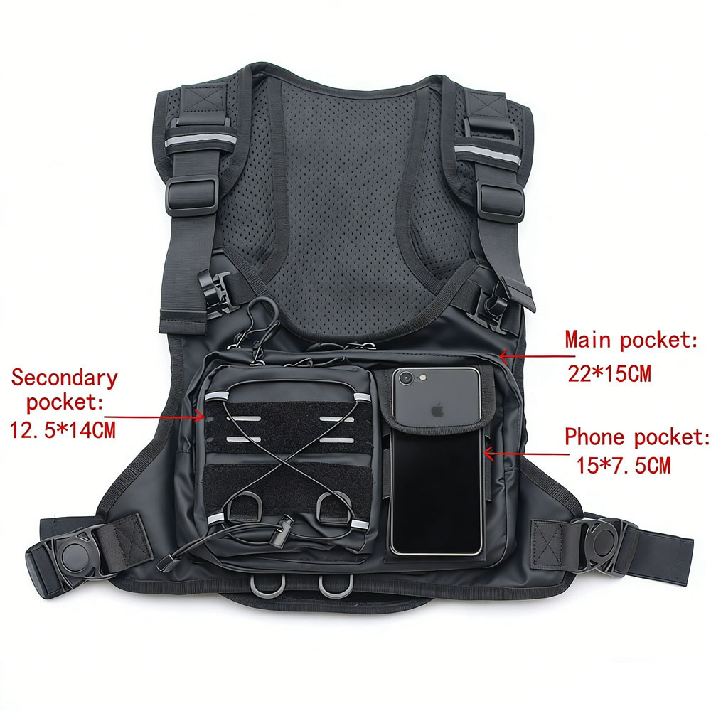 Taktische Weste mit Brusttasch – Running Gear Water Bewertung und Preis